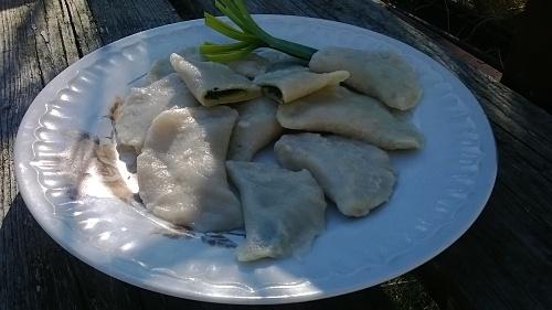Pierogi ze szpinakiem