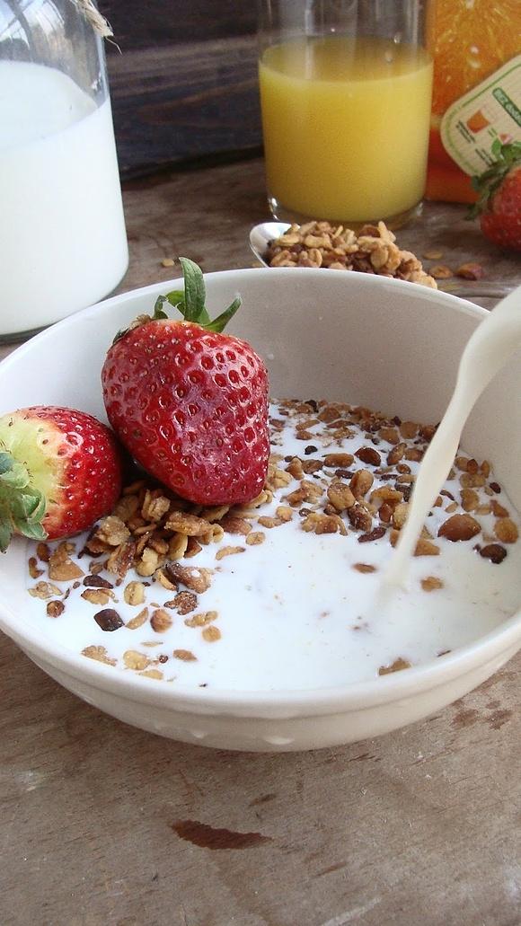 Pierwsza granola - jak przekonałam brata do płatków owsianych