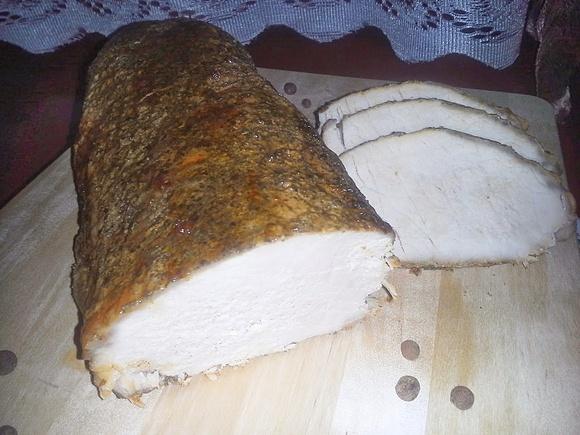 Schab w majeranku