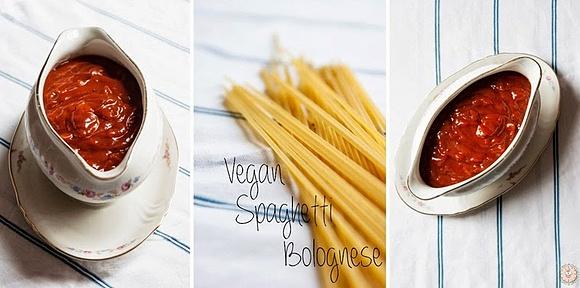 Vegan spaghetti Bolognese