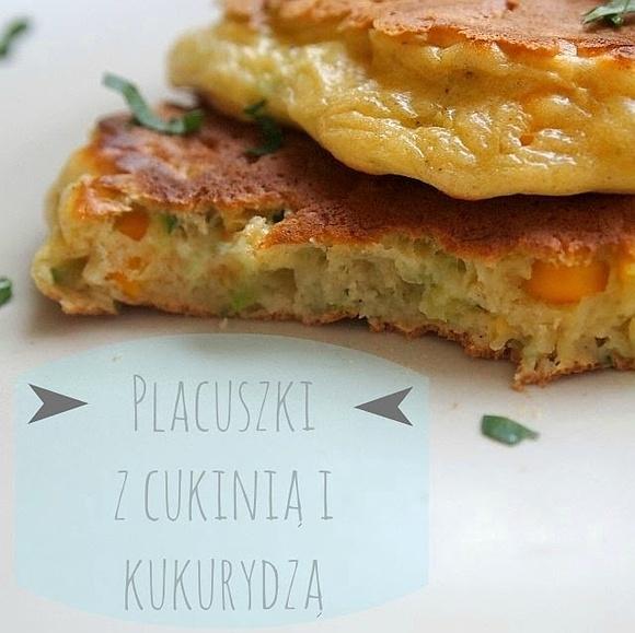 Placuszki z cukinią i kukurydzą