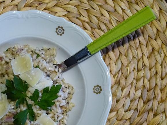 Risotto z truflami i pecorino romano