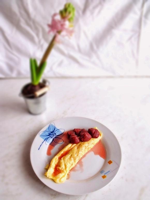 Omelette française na słodko
