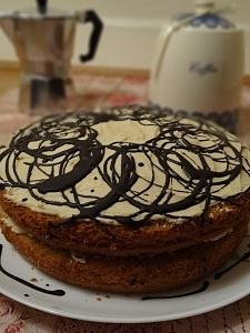 Ciasto kawowe z kawowym buttercream