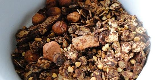 Uzależniająca granola czekoladowa z gryki