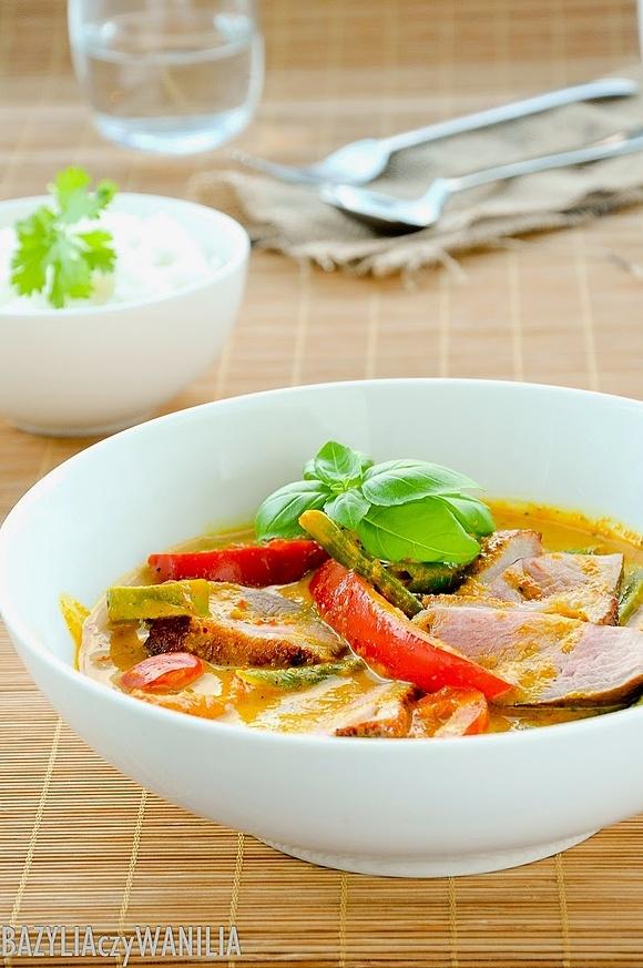 Tajskie czerwone curry z kaczką
