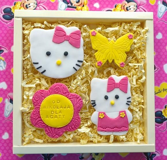 Zestaw ciastek Hello Kitty dla dzieci upominek na przyjęcie
