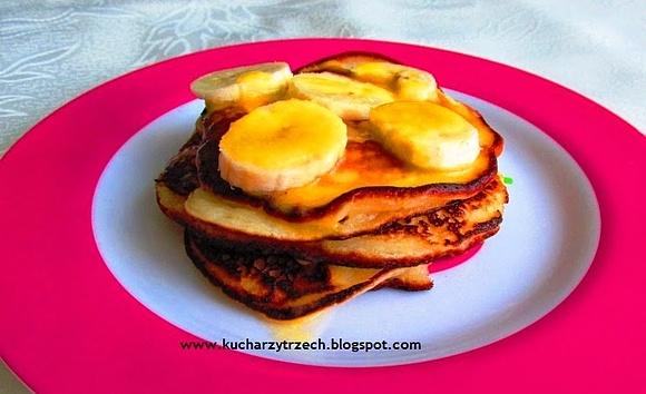 Banany placuszki bananowe przepis na pancakes z bananami
