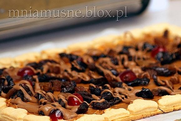 Mazurek z suszonymi i kandyzowanymi owocami