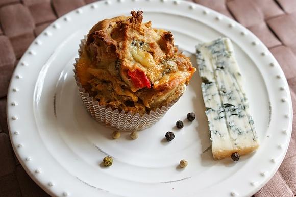 Wytrawne muffiny z gorgonzolą