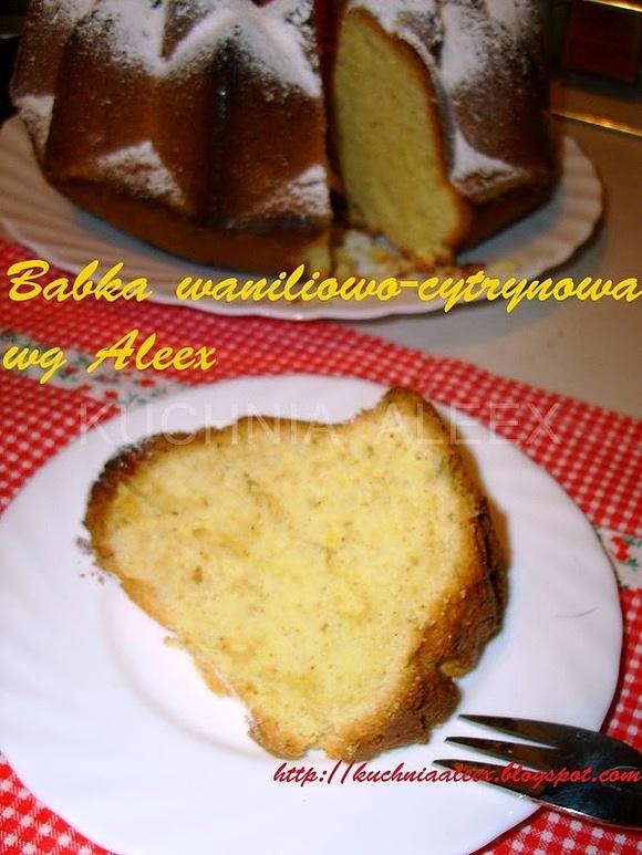 Babka waniliowo-cytrynowa