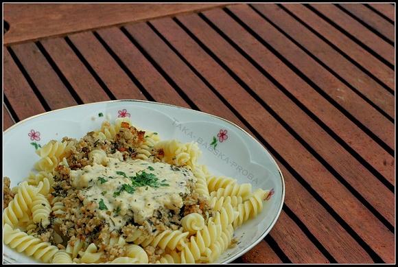 Świderki z mięsem i serem – prosty obiad