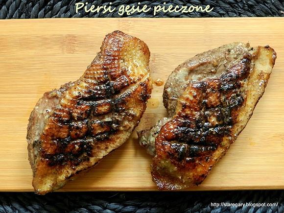 Gęsie piersi pieczone na zimno i ciepło