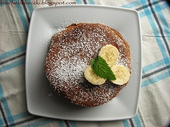 Pełnoziarniste kakaowe pancakes