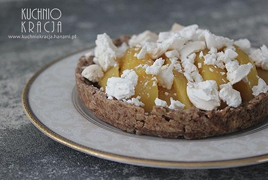 Mazurek kakaowo-cynamonowy z mango