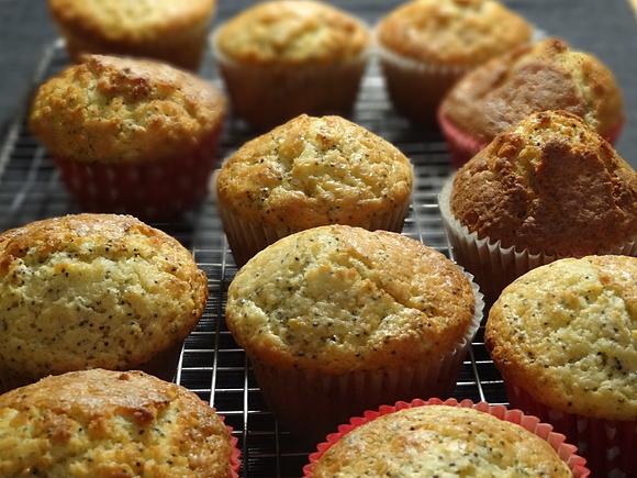 Muffiny cytrynowe z makiem