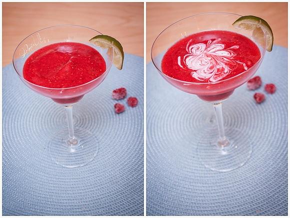 Malinowe smoothie z limonką