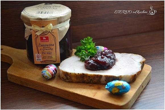 Schab ze słodko-kwaśną konfiturą