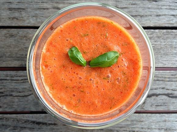 Pomidor i papryka smoothie wytrawny napój