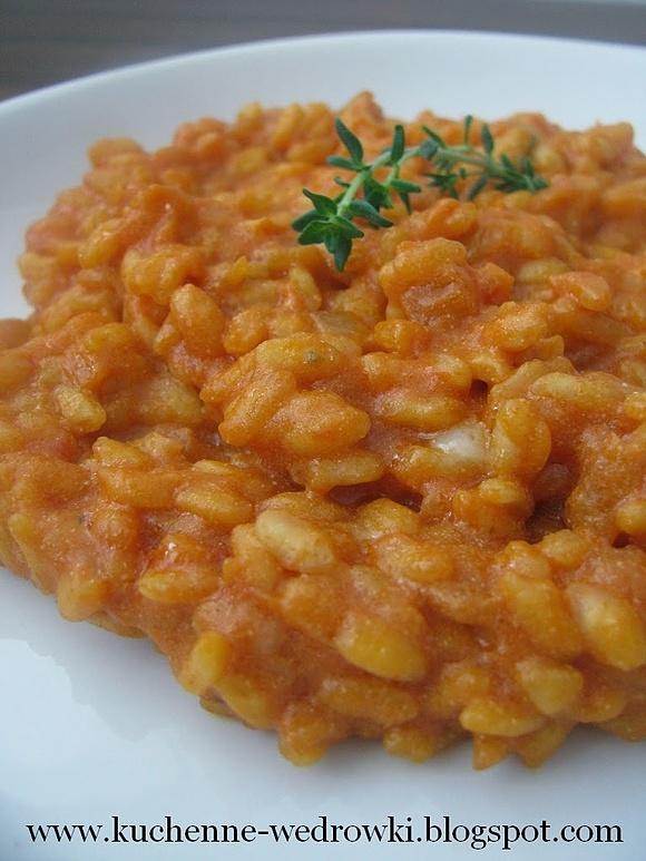 Pomidorowe risotto z ricottą