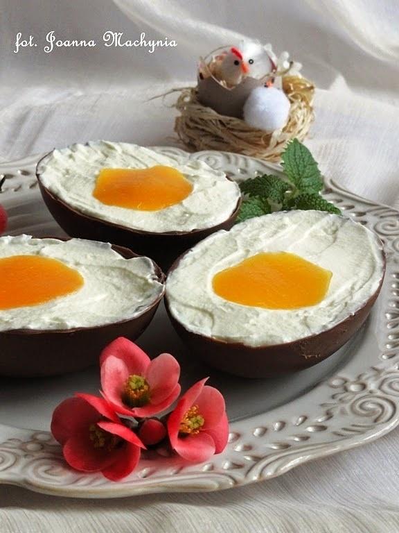 Czekoladowe jajka dla dzieci na Wielkanoc