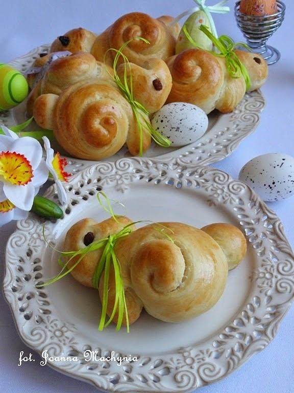 Bułeczki zajączki na Wielkanoc