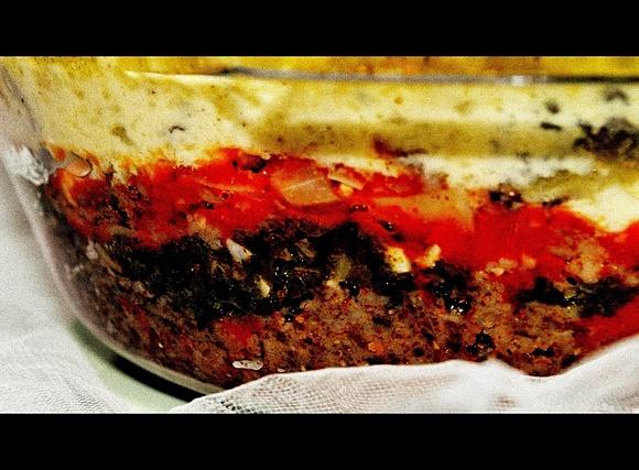 Lasagne z kaszą gryczaną i szpinakiem