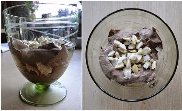 Szybki deser kakaowy z mascarpone bez cukru