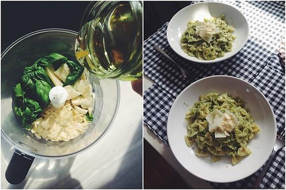 Zielone pesto z migdałami