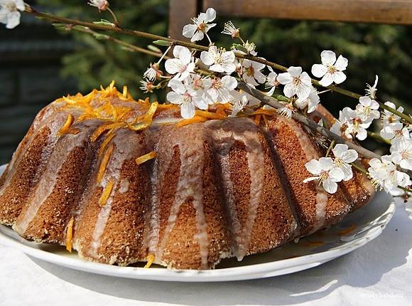 Babka pomarańczowa na maślance