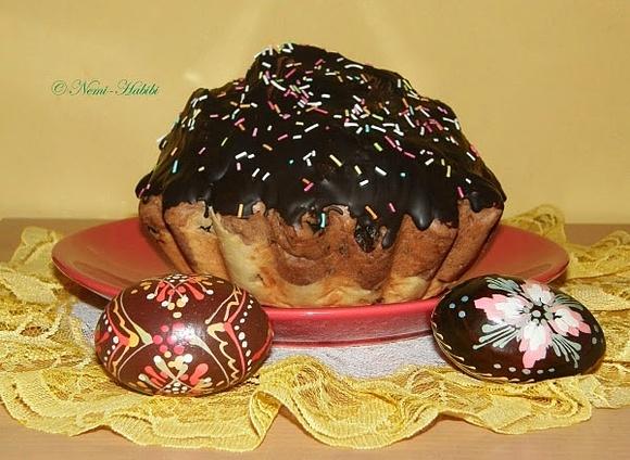 Babka marmurkowa z bakaliami i czekoladą
