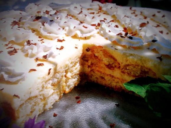 Winogronowe tiramisu z mascarpone i winem muscat