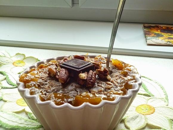 Czeko malina i ricottowy pudding