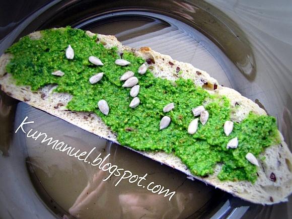 Pesto z liści rzodkiewki