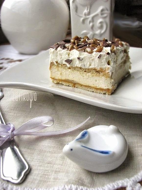 Przekładaniec toffee na krakersach – słodka improvisacja