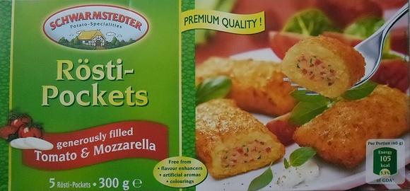 Kieszonki ziemniaczane nadziewane mozzarellą