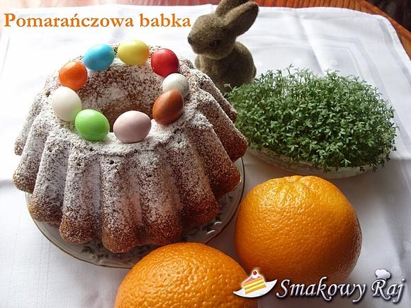 Pomarańczowa babka z łezką - tradycyjny wypiek na święta