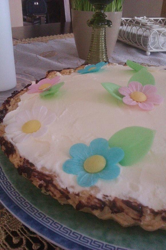 Mazurek wielkanocny z mascarpone