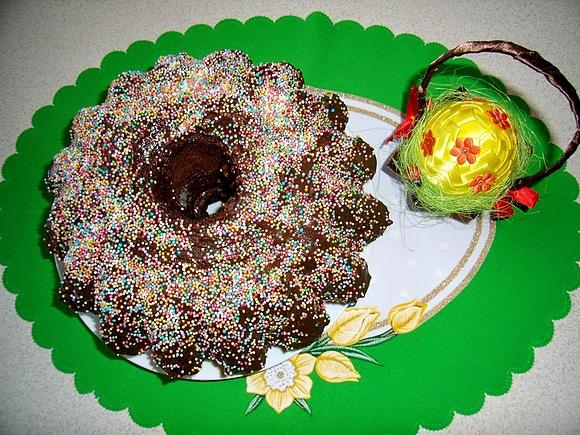 Babka świąteczna murzynkowa