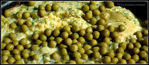 Omlet z groszkiem