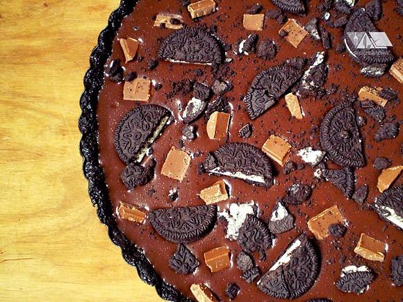 Tarta Oreo z czekoladowym ganache