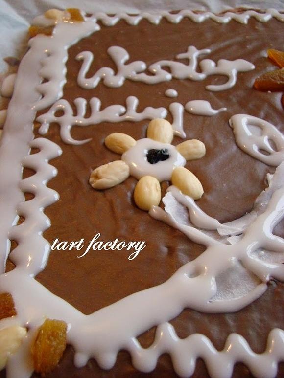 Mazurek kajmakowo-czekoladowy