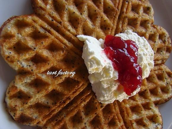 Zdrowe bezglutenowe gofry z makiem
