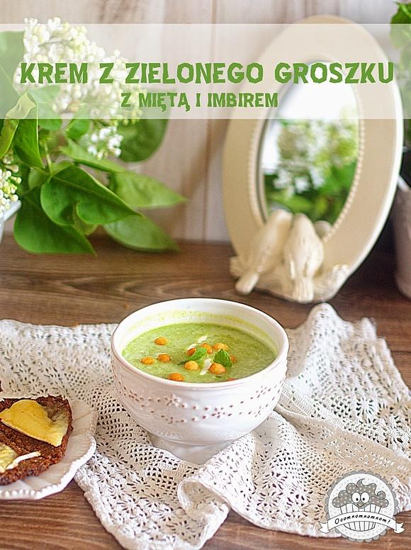 Ekspresowy krem z zielonego groszku