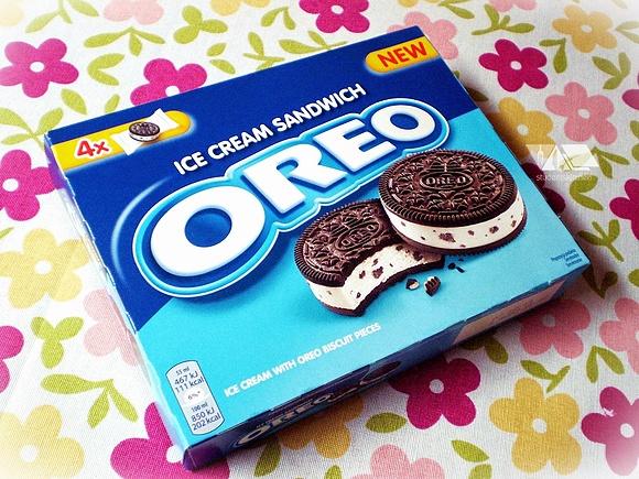 Oreo ice cream sandwich