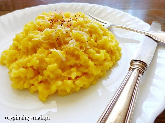 Risotto alla Milanese - klasyczne włoskie danie z szafranem