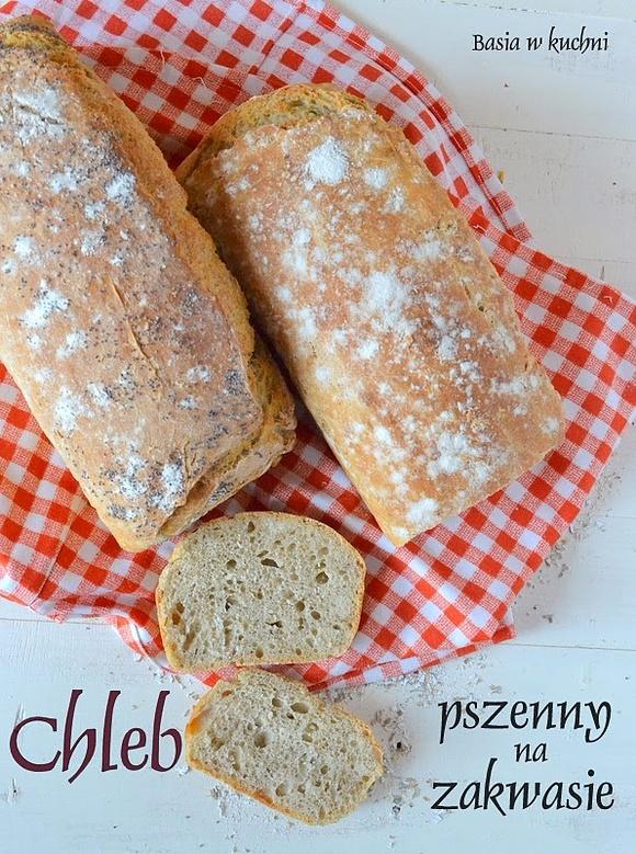 Chleb pszenny na żytnim zakwasie