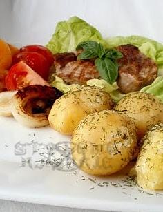 Smażona karkówka z warzywami