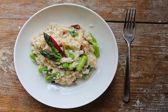 Risotto na zimny maj