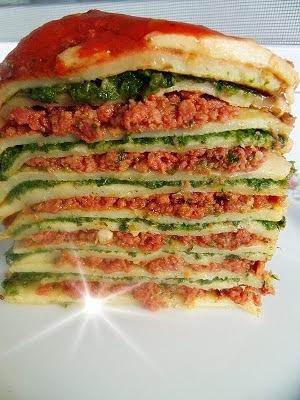 Tort naleśnikowy ala lasagne